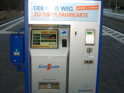 NWB Fahrscheinautomat in Langwedel 1
