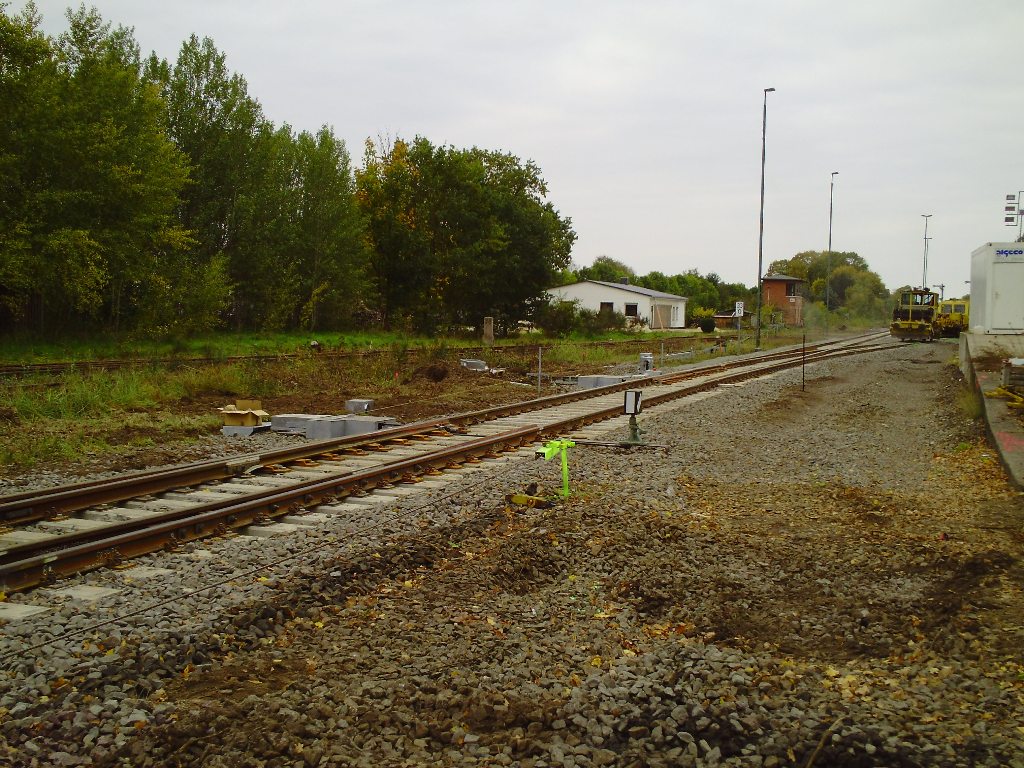 037 Gleisbauarbeiten Munster Oktober 2010