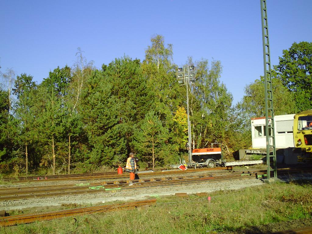 021 Gleisbauarbeiten Munster Oktober 2010