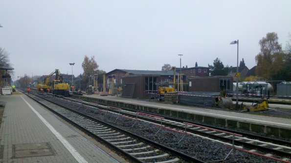 Umbau Bahnhof Soltau - 27. Oktober 2015