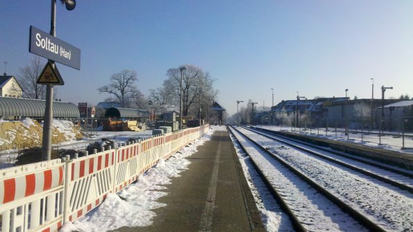 Umbau Bahnhof Soltau - 22. Januar 2016
