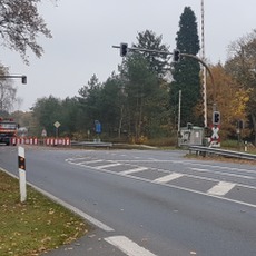Unfall Beetenbrück am 09.11.2017 - Sperrung