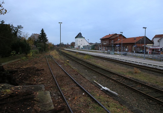 Gleisrückbau in Schwarmstedt - Fotos vom 23.11.2013