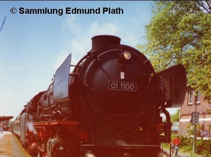 005 Mai 1995 Dampflok 01 1100 in Soltau