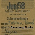 006 Halbblanko Schülermonatskarte Schneverdingen - Soltau-Nord
