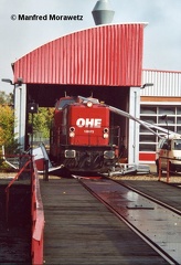 0122 OHE Lok am Lokschuppen in Soltau-Süd