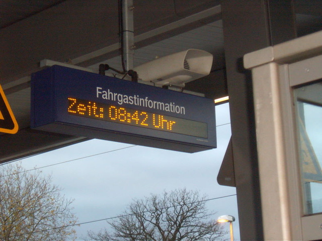 DSA in Langwedel am Bahnsteig 4