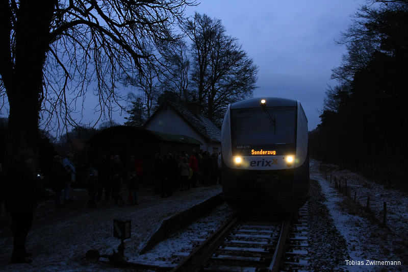 Nikolausfahrt nach Hollige der Böhmetalbahn am 08.12.2012