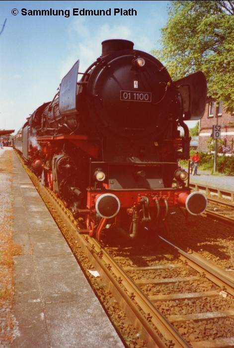 005 Mai 1995 Dampflok 01 1100 in Soltau
