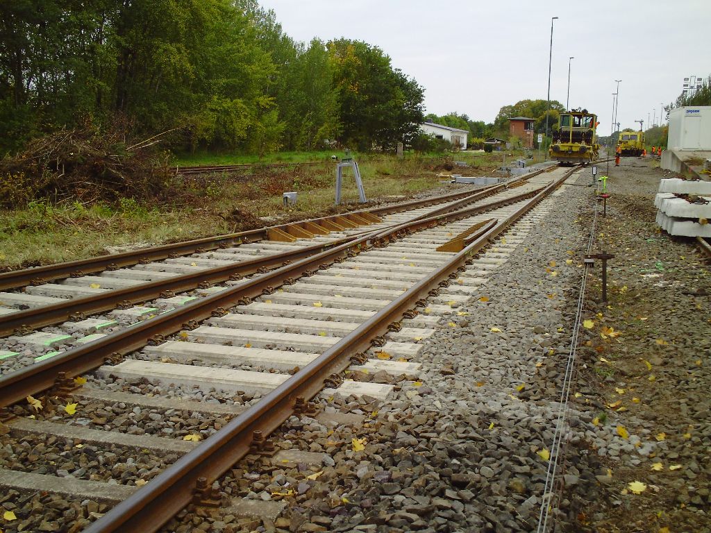 036 Gleisbauarbeiten Munster Oktober 2010
