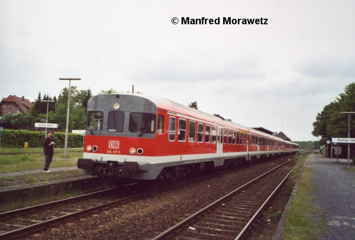 002 Dieseltriebzug 634 617-5 in Soltau