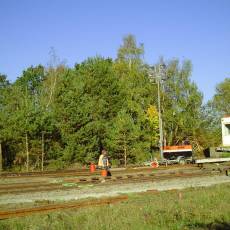 021 Gleisbauarbeiten Munster Oktober 2010